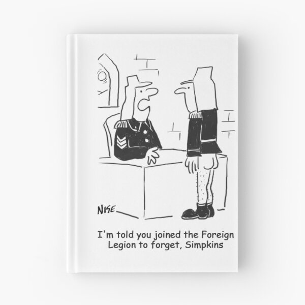 Item preview, Soldier in the French Foreign Legion Cartoon designed and sold by NigelSutherland.