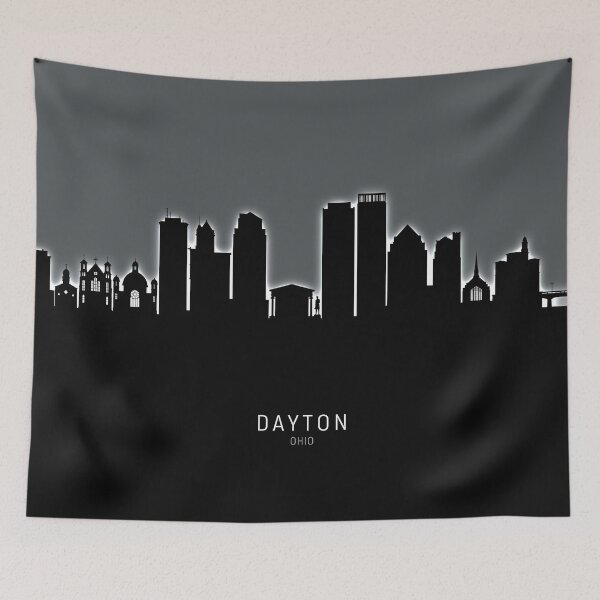 Item preview, Dayton Ohio Skyline designed and sold by ArtPrints.
