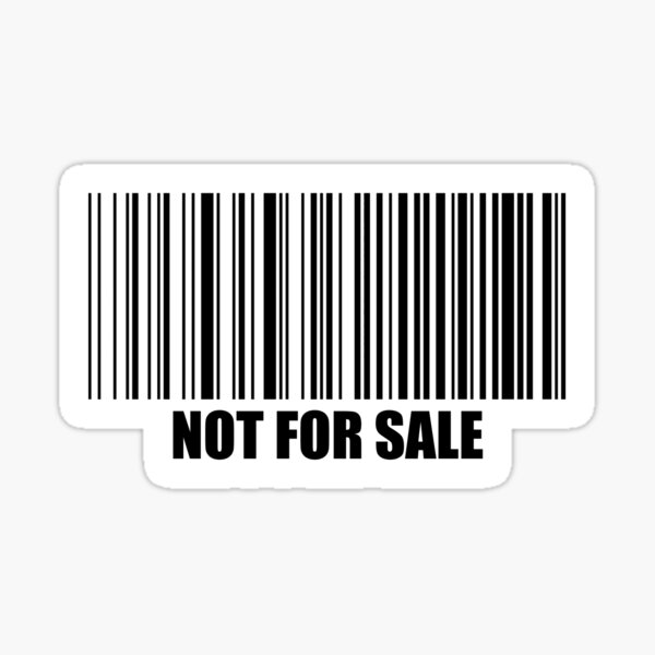 Not for Sale Barcode 