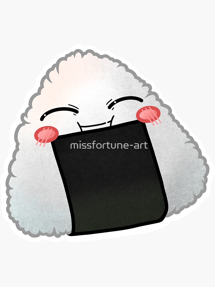 Kawaii Onigiri Sticker By Missfortune Art Redbubble 5395