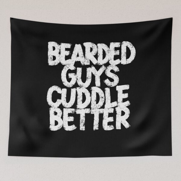 Item preview, Bearded guys cuddle better designed and sold by Zagach Letters.