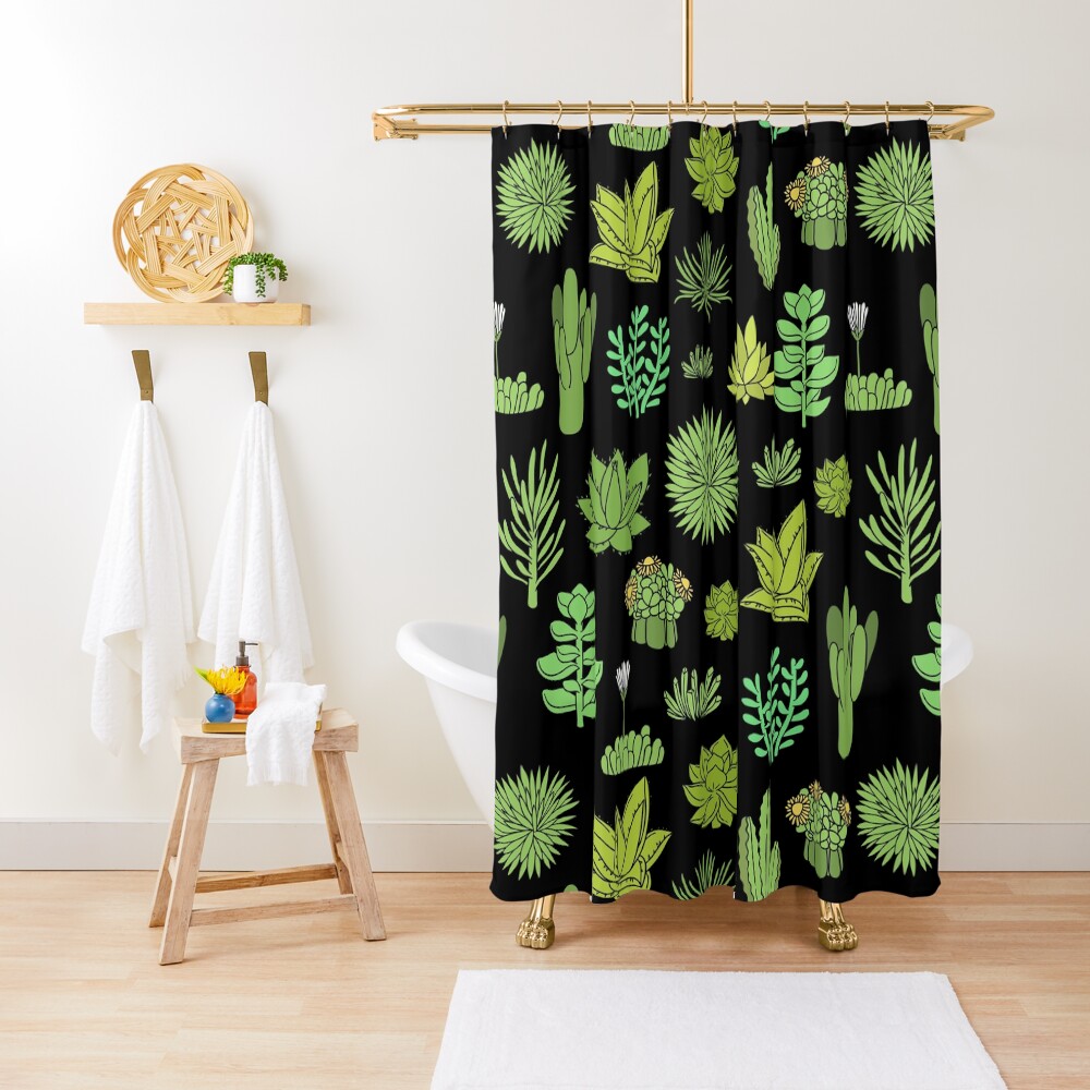 Succulents | Shower Curtain