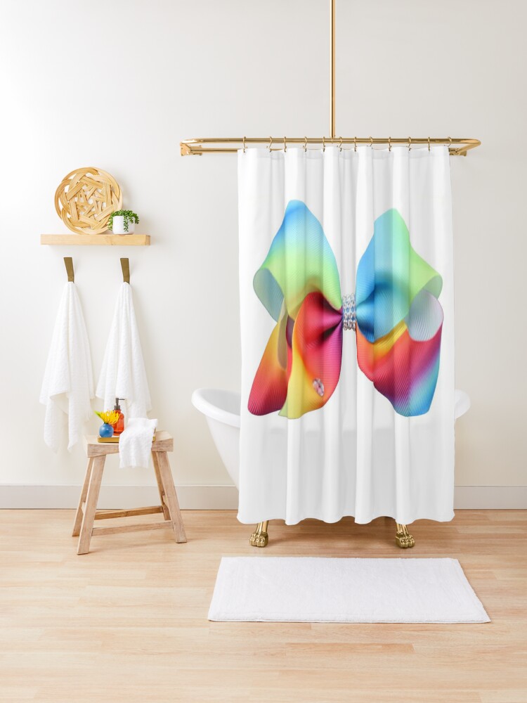 NEW Jojo Siwa Bow Joelle Joanie Custom Shower Curtain 100% Polyester 60x72 66x72 