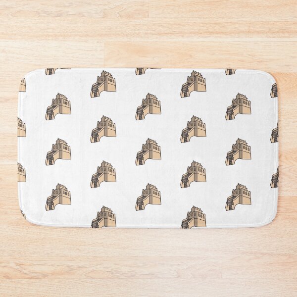 Item preview, The great wall of China flat design illustration designed and sold by TheBestOtaku.