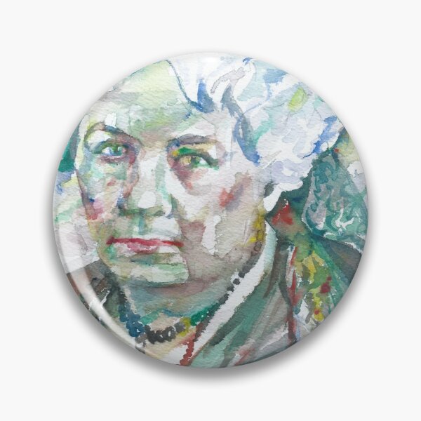 Item preview, ELIZABETH CADY STANTON watercolor portrait designed and sold by lautir.