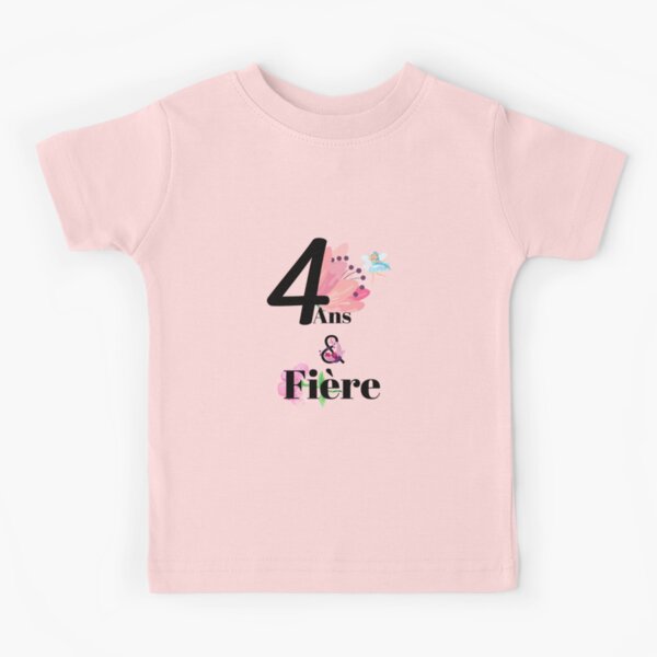 it is with Pride that your little Fairy will wear this Fleuri design! Kids T-Shirt