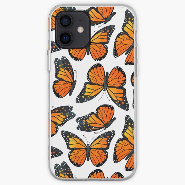 Monarch Butterfly Pattern iPhone Soft Case