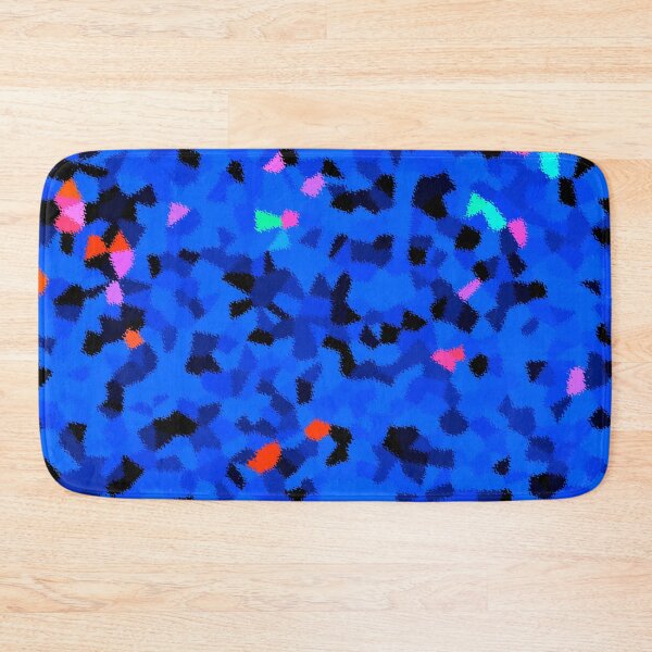 Item preview, Ink Blue Abstract Polygon Ripples Mosaic Modern  designed and sold by KavimaCreatives.