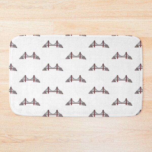 Item preview, Golden gate bridge flat design illustration designed and sold by TheBestOtaku.