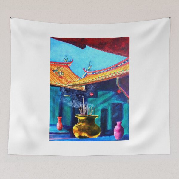 Item preview, Chinese Temple Penang Malaysia designed and sold by Bagsyrose.