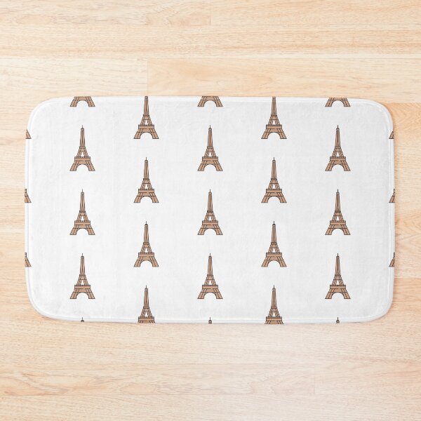 Item preview, Eiffel tower flat design illustration designed and sold by TheBestOtaku.