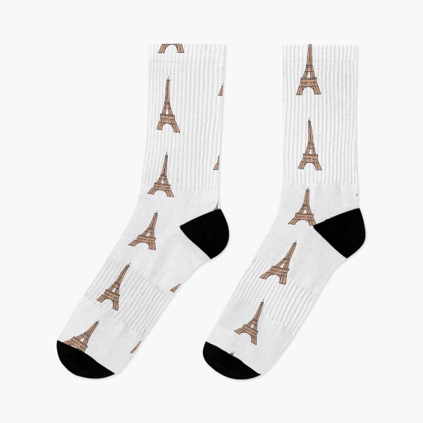 Item preview, Eiffel tower flat design illustration designed and sold by TheBestOtaku.