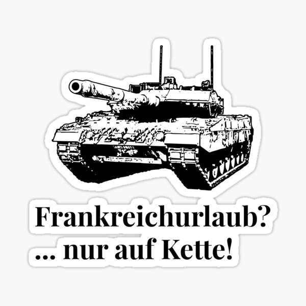 Frankreichurlaub nur auf Kette Sticker