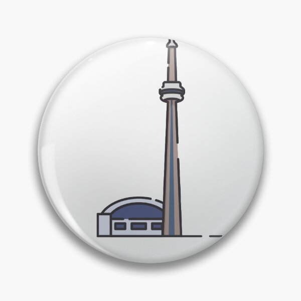 Item preview, CN tower flat design illustration designed and sold by TheBestOtaku.