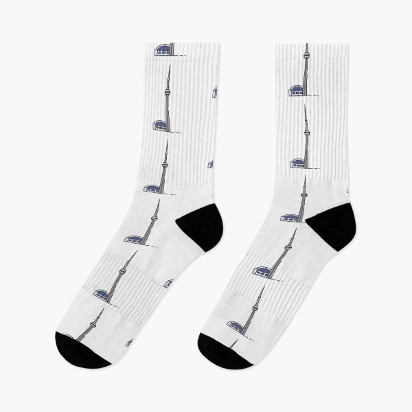Item preview, CN tower flat design illustration designed and sold by TheBestOtaku.
