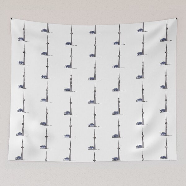 Item preview, CN tower flat design illustration designed and sold by TheBestOtaku.