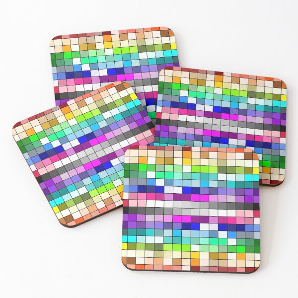 Item preview, All colors checkered color palette designed and sold by Patricia Piotrak.