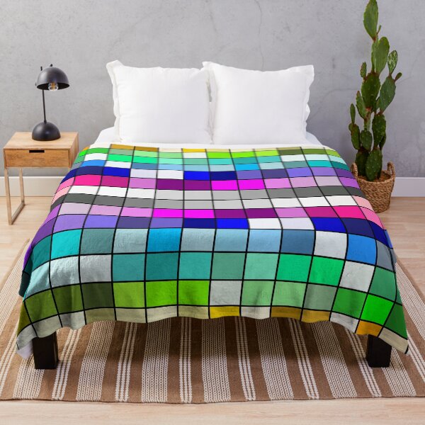 Item preview, All colors checkered color palette designed and sold by Patricia Piotrak.