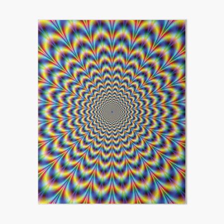Optical illusion Trip Art Board Print