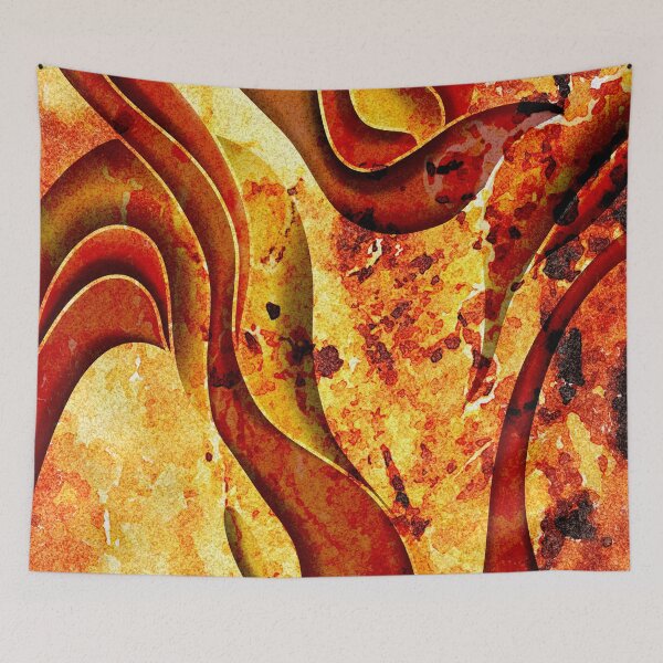 Item preview, Abstract rust red pattern designed and sold by Patricia Piotrak.