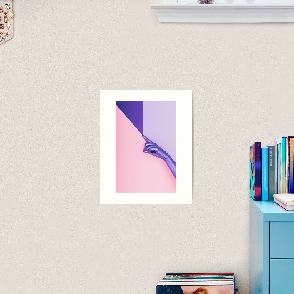 The Purple Hand Art Print