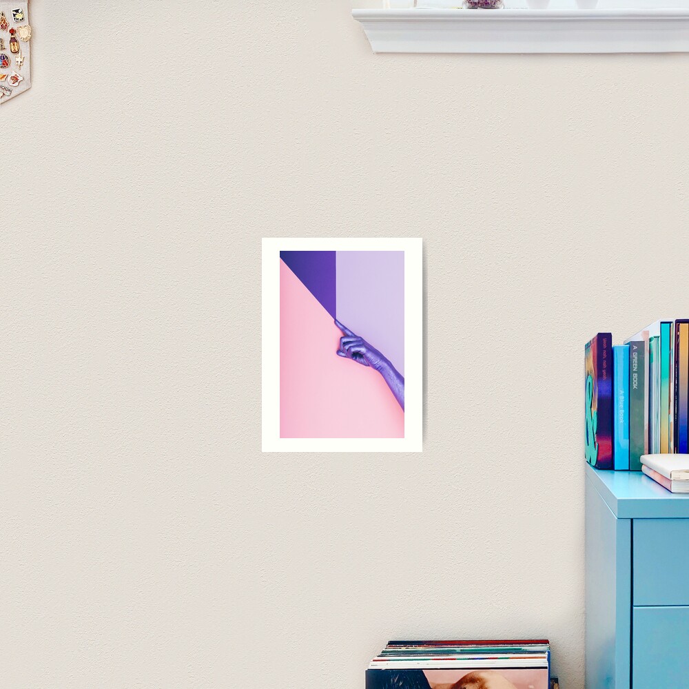 The Purple Hand Art Print