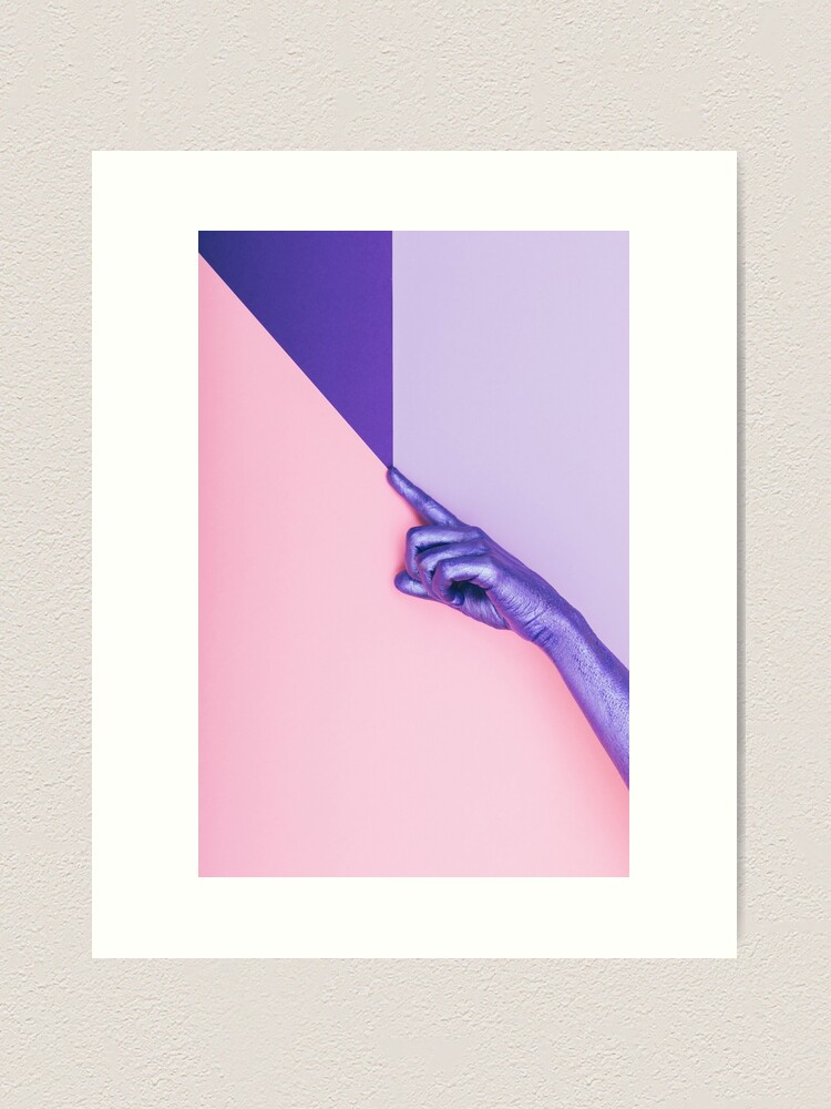 Alternate view of The Purple Hand Art Print