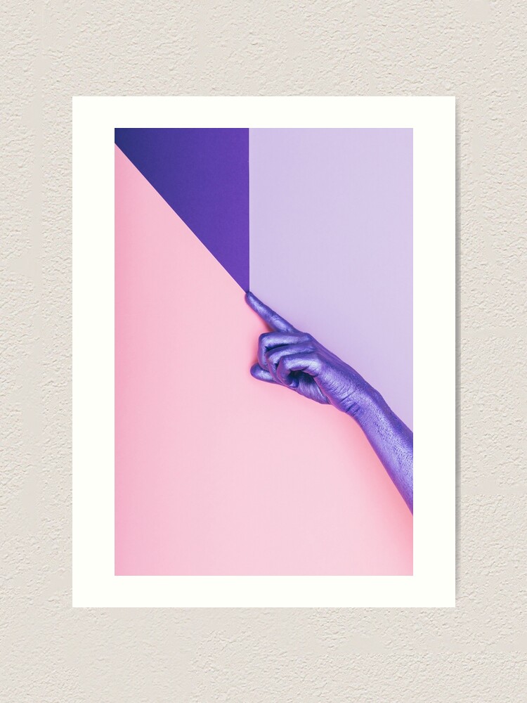 Alternate view of The Purple Hand Art Print