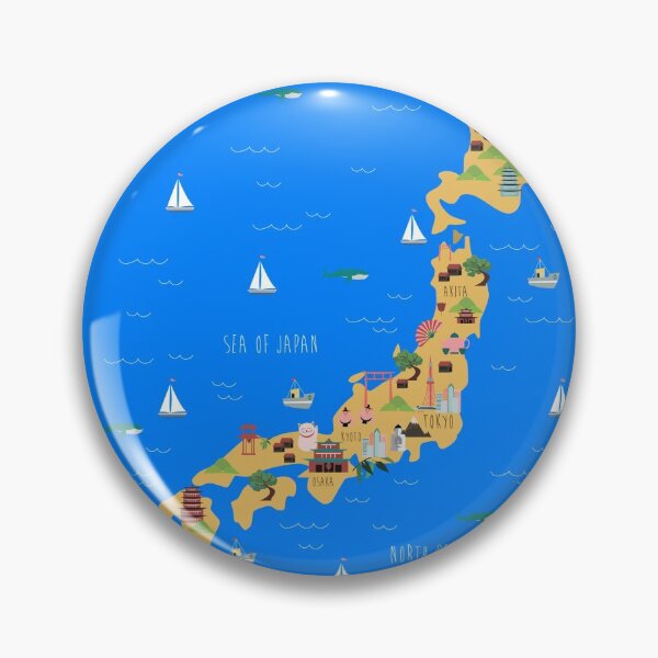 Item preview, Map of Japan in the Sea of Japan designed and sold by madtoyman.
