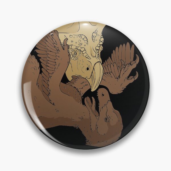 Item preview, Velociraptor Vs Protoceratops Dinosaur Death Match COLOUR designed and sold by jfells.