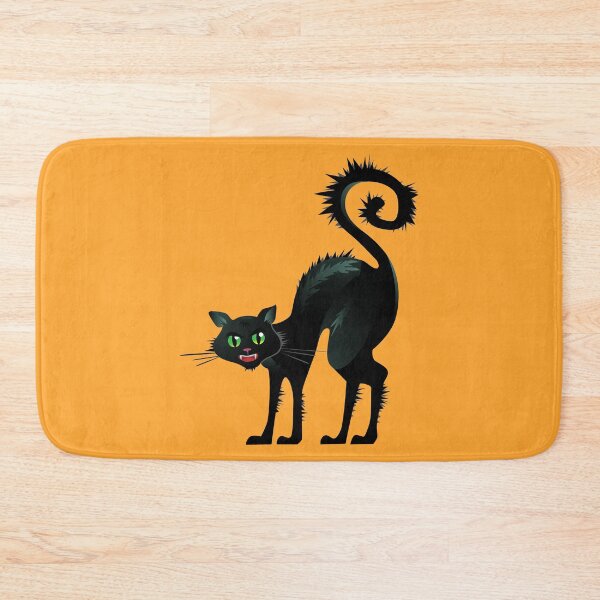 Item preview, Angry Black Cat designed and sold by parazitgoodz.