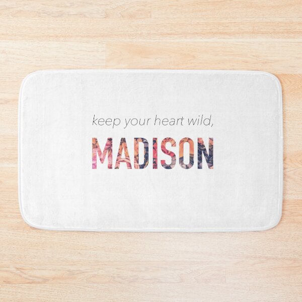 Item preview, Madison, keep your heart wild designed and sold by Cátia Lima.
