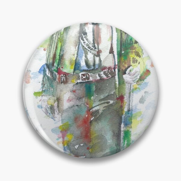 Item preview, BILLY THE KID watercolor portrait designed and sold by lautir.