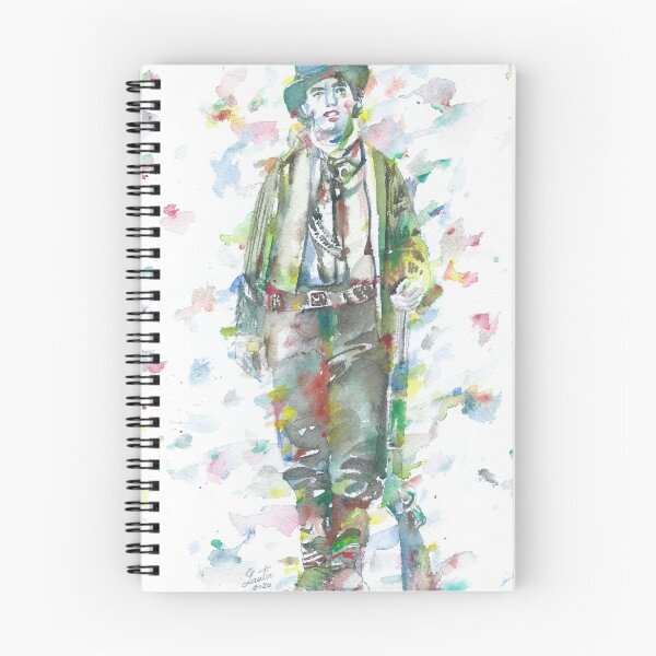 Item preview, BILLY THE KID watercolor portrait designed and sold by lautir.
