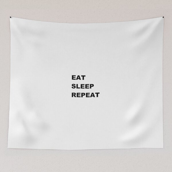 Item preview, Eat Sleep Repeat slogan designed and sold by cu-b3.