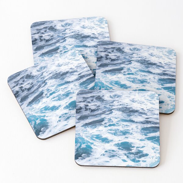 Item preview, Blue and white ocean waves designed and sold by Jenmag.
