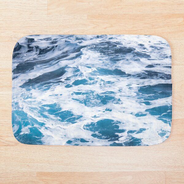 Item preview, Blue and white ocean waves designed and sold by Jenmag.