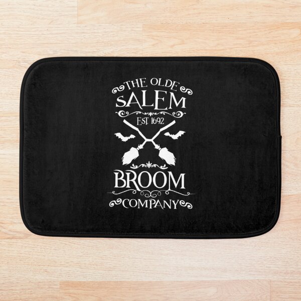 The Olde Salem Broom Company Halloween Witches Spell Halloween Shirt Trick Or Treat Witch Broom Funny Halloween Witch Halloween Shirts Gift For Her Witch Shirt Fall Shirts Bath Mat