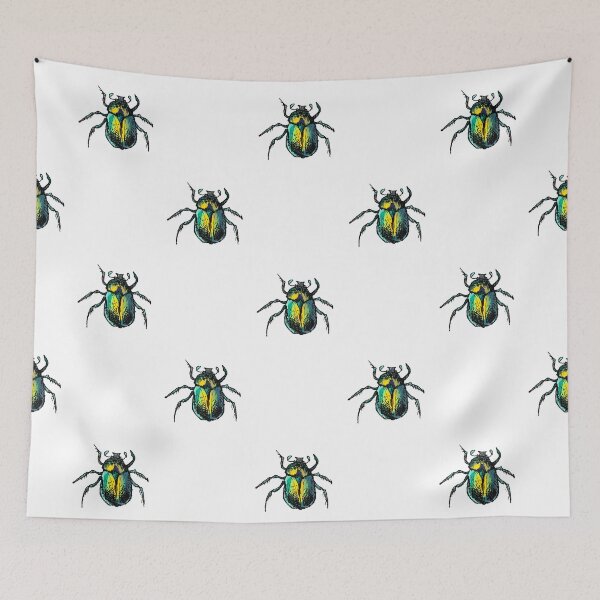 Item preview, iridescent beetle pattern designed and sold by AnnaBaldon.