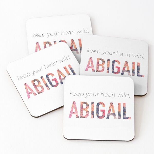 Item preview, Abigail, keep your heart wild designed and sold by Cátia Lima.
