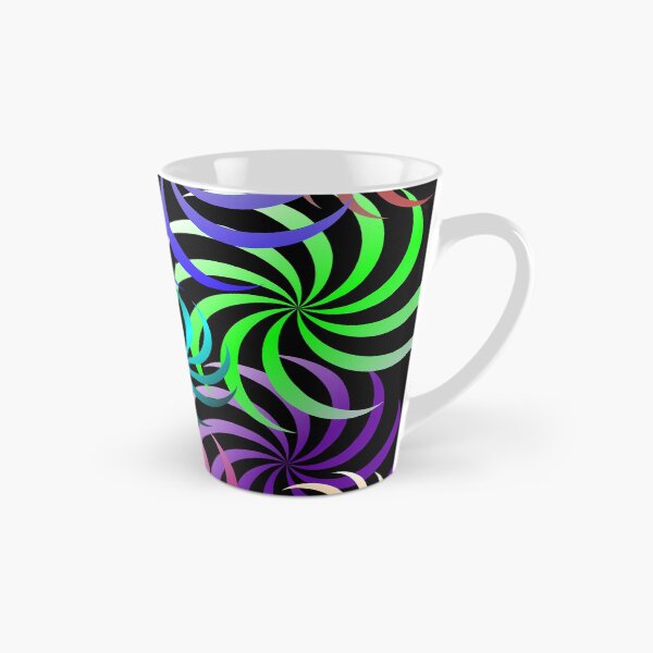 Item preview, Abstract pattern colorful crescent moonflower designed and sold by Patricia Piotrak.