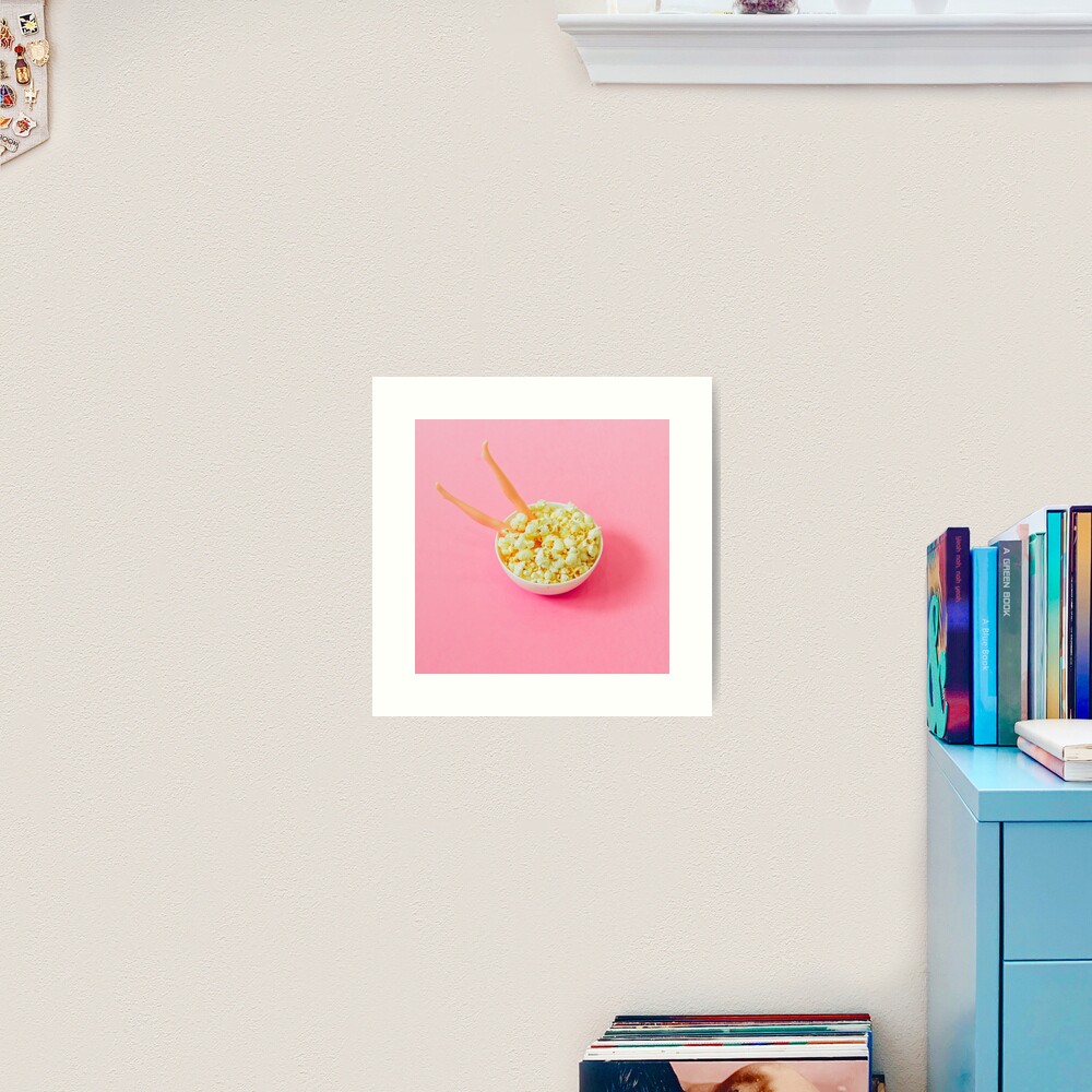 Popcorn and Legs Art Print