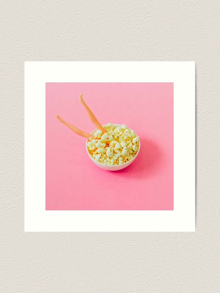 Alternate view of Popcorn and Legs Art Print