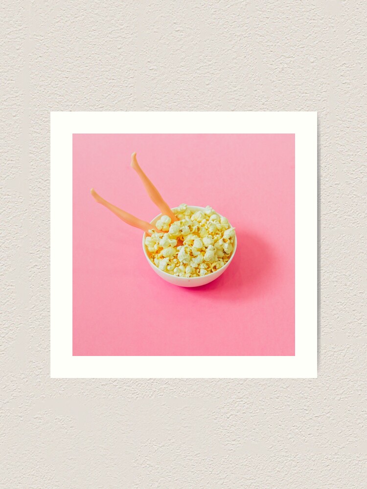 Alternate view of Popcorn and Legs Art Print