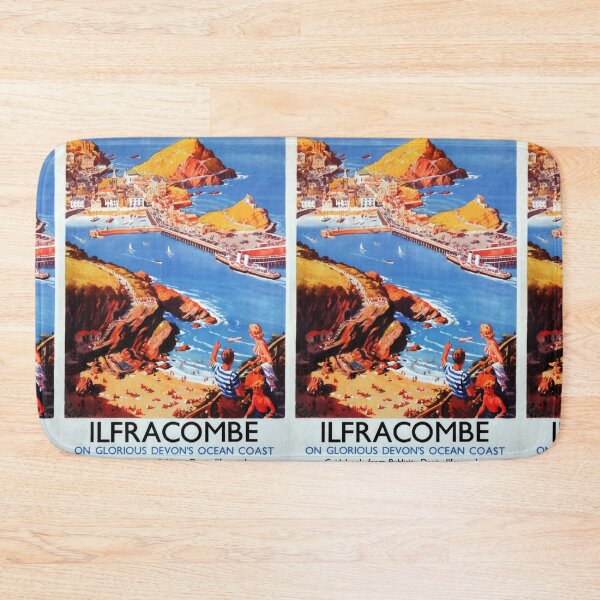 Item preview, Ilfracombe vintage travel poster designed and sold by stickart-marek.