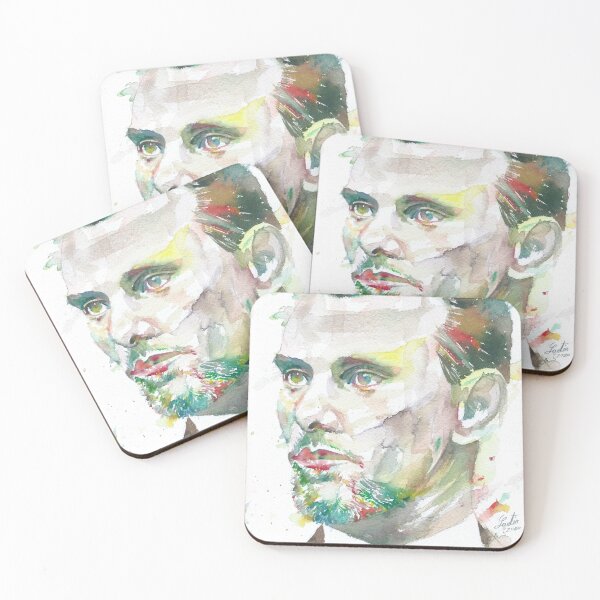 Item preview, JESSE JAMES watercolor portrait designed and sold by lautir.