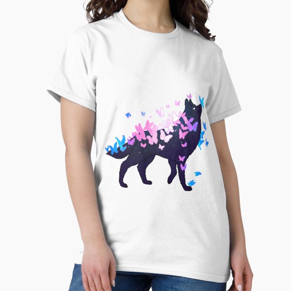Item preview, Transgender Pride Galaxy Wolf (requested) designed and sold by OceanicScribble.