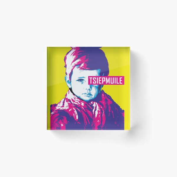 Item preview, the curse of the crying boy in magenta and yellow - Tsiepmuile designed and sold by naiverider.