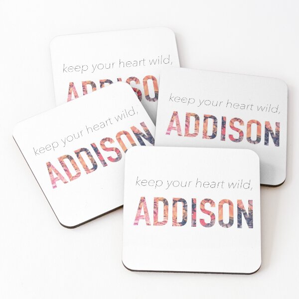 Item preview, Addison, keep your heart wild designed and sold by Cátia Lima.
