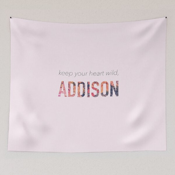 Item preview, Addison, keep your heart wild designed and sold by Cátia Lima.